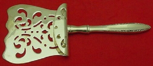 Lace Point by Lunt Sterling Silver Asparagus Server Hooded HHWS Custom 9 1/2"