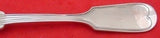 Fiddle Thread by Frank Smith Sterling Silver Salad Fork large 6 3/4"
