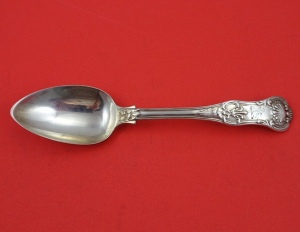 Queens by Unknown English Sterling Silver Place Soup Spoon / Dessert Spoon