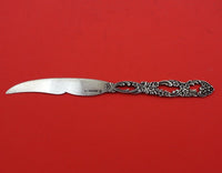 Towle Sterling Silver Paper Knife FH All Sterling Pierced w/ Flowers #44 6 5/8"