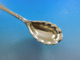 Broom Corn by Tiffany & Co. Sterling Silver Sugar Spoon Gold Washed Ruffled Edge