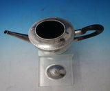 AFH Danish Sterling Silver Tea Pot with Swags Leaves Flowers Wood Handle (#5499)