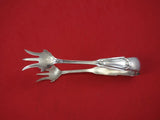 Keystone by Whiting Sterling Silver Serving Tong Bright-Cut with Acorn 5 1/4"