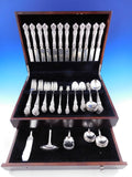Wild Rose by Watson Sterling Silver Flatware Set Service 87 pieces