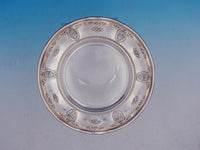 Rose Point By Wallace Sterling Silver Wavy Edge Dessert Plate #4600-9 (#4159)