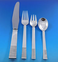 Parallel by Georg Jensen Sterling Silver Flatware Set 8 Service 64 pieces Dinner