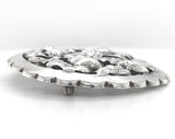 Sterling Kalo Round Oak Leaf and Acorns Pin Handwrought by Bjarne Axness #J6837