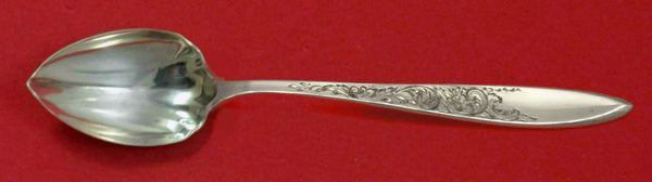 White Paisley by Gorham Sterling Silver Grapefruit Spoon Fluted Custom 5 3/4"