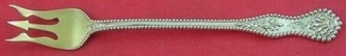 Charles II by Dominick and Haff Sterling Silver Cocktail Fork Gold Washed 5 1/2"