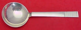 Parallel by Georg Jensen Sterling Silver Cream Soup Spoon  6 1/2"