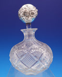 Dominick and Haff Sterling Silver and Cut Glass Perfume Bottle #105A (#9254)