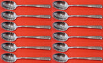 Rambler Rose by Towle Sterling Silver Demitasse Spoon Set 12 pieces 4 1/4"