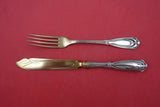 Jugendstil by Franz Bahner 800 Silver 2-pc Fruit Set with Gold Wash