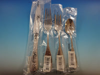 Japanese Bird Audubon by Ricci Stainless Steel Flatware Set 4 Service 20 pc New