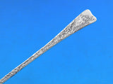Lap Over Edge Acid Etched by Tiffany Sterling Cocktail Fork Crown Volute 6"