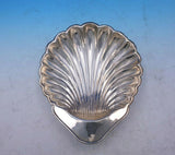 Sterling Silver Bowl Shell Shaped with Applied Feet 2" Tall x 9 1/2" (#3836)