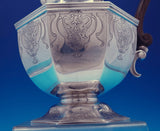 Buccellati Sterling Silver Tea Set 5pc Coffee, Tea, Sugar, Creamer, Tray (#8934)