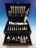 Eloquence by Lunt Sterling Silver Flatware Set For 8 Service 63 Pieces