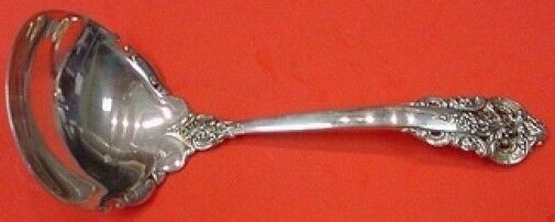 Grande Baroque by Wallace Sterling Silver Gravy Ladle 6 5/8" Original Serving