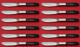 Contrast by Lunt Sterling Silver Butter Spreader Hollow Handle Set of 12 6 1/2"