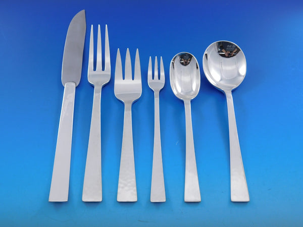 Starlit by Allan Adler Sterling Silver Flatware Set 12 Service 77 pcs Dinner