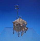 Filigree by Unknown Sterling Silver Doll House Miniature House on Stilts (#6889)