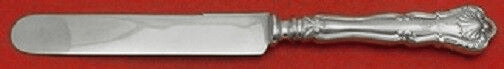 New Queens By Durgin Sterling Silver Regular Knife Blunt Silverplate 8 3/4"