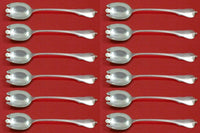 Grand Colonial by Wallace Sterling Silver Ice Cream Dess. Fork Custom Set 12pcs