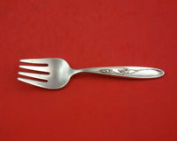 Rose Solitaire by Towle Sterling Silver Baby Fork 4 1/4" Infant Heirloom