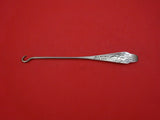 Flora by Shiebler Sterling Silver Button Hook w/ geranium 6 5/8"