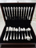 Grand Colonial by Wallace Sterling Silver Flatware Set For 12 Service 62 Pieces