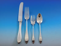Puritan by Wallace Sterling Silver Flatware Set for 8 Service Dinner 55 Pcs