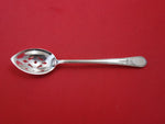 Early American Engraved by Lunt Sterling Silver Olive Spoon Original 5 3/4"