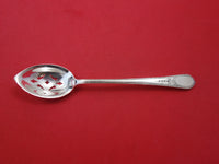 Early American Engraved by Lunt Sterling Silver Olive Spoon Original 5 3/4"