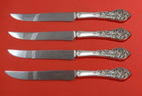 Florentine Lace by Reed and Barton Sterling Steak Knife Set Texas Sized Custom
