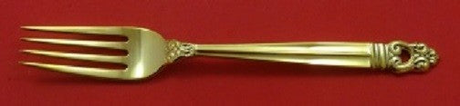 Royal Danish Vermeil By International Sterling Silver Regular Fork 7 1/8" Gold