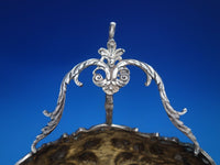 Repousse European 900 Silver Wine Boat Bowl Fabulous detailing Huge  (#6526)