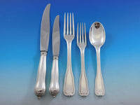 Choiseul by Puiforcat French Sterling Silver Flatware Set Service 49 pcs Dinner