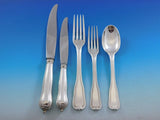 Choiseul by Puiforcat French Sterling Silver Flatware Set Service 49 pcs Dinner