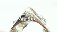 14k Gold Pendant with Graduating Genuine Natural Peridots (#J2421)