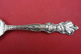 Flower of the Month by Wallace Sterling Teaspoon w/ holly December  5 7/8"
