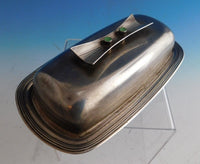 Jade Plain by Towle / Contempra House Sterling / SP Butter Dish Covered (#2226)