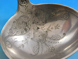 Duchess by Seymour Sterling Silver Soup Ladle Bright-Cut Super Heavy 12"