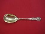 Bacchanalian English Sterling Silver Gumbo Soup Spoon Ovoid 7 1/4"