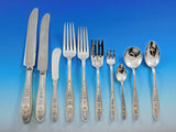 Wedgwood by International Sterling Silver Flatware Set 12 Service 128 pc Dinner