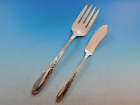 Virginian by Oneida Sterling Silver Flatware Set for 12 Service 92 pieces
