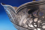 Sweester Co. NY Sterling Silver Fruit Basket Pierced #1769 13 1/3" (#8381)