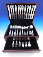 Palm Beach by Buccellati Sterling Silver Flatware Set 12 Service Italy 84 pcs