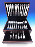 Palm Beach by Buccellati Sterling Silver Flatware Set 12 Service Italy 84 pcs