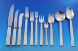 Bernadotte by Georg Jensen Sterling Silver Flatware Set Service 145 pcs Luncheon